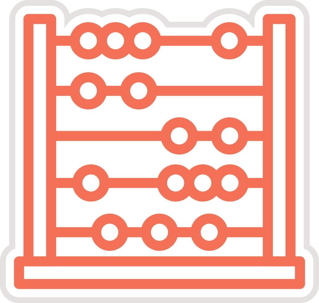 Abacus Icon Design Illustration vector