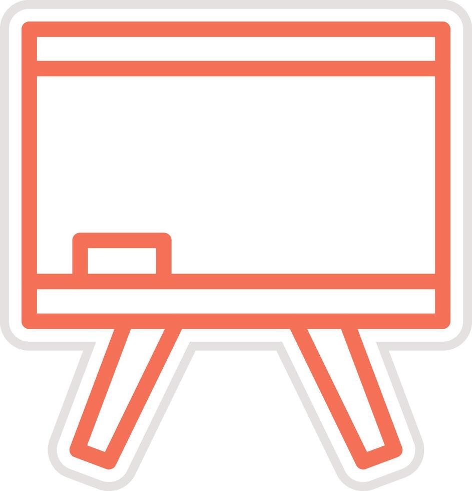 Chalkboard Icon Design Illustration vector