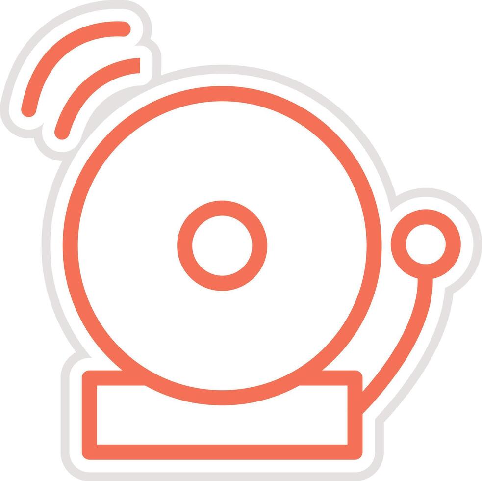 School Bell Icon Design Illustration vector