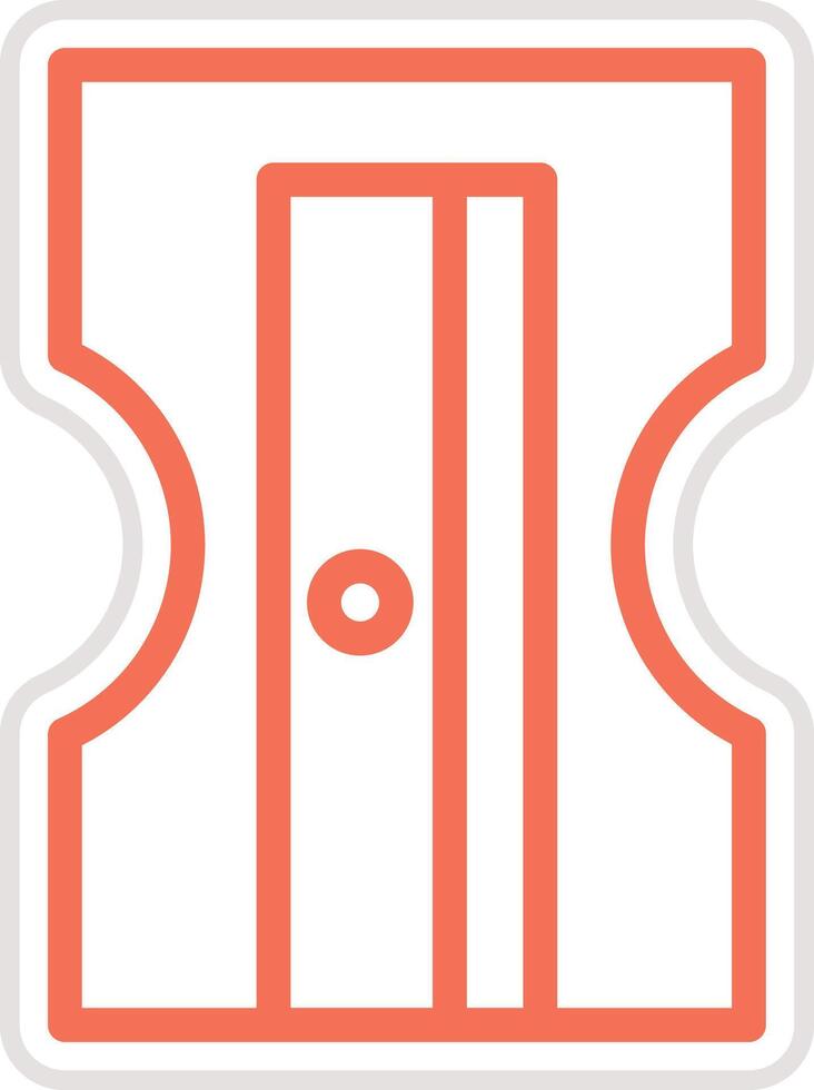 Sharpner Icon Design Illustration vector