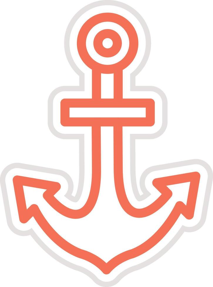 Anchor Icon Design Illustration vector