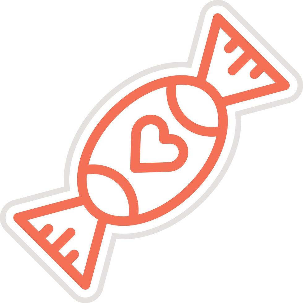 Toffee Icon Design Illustration vector