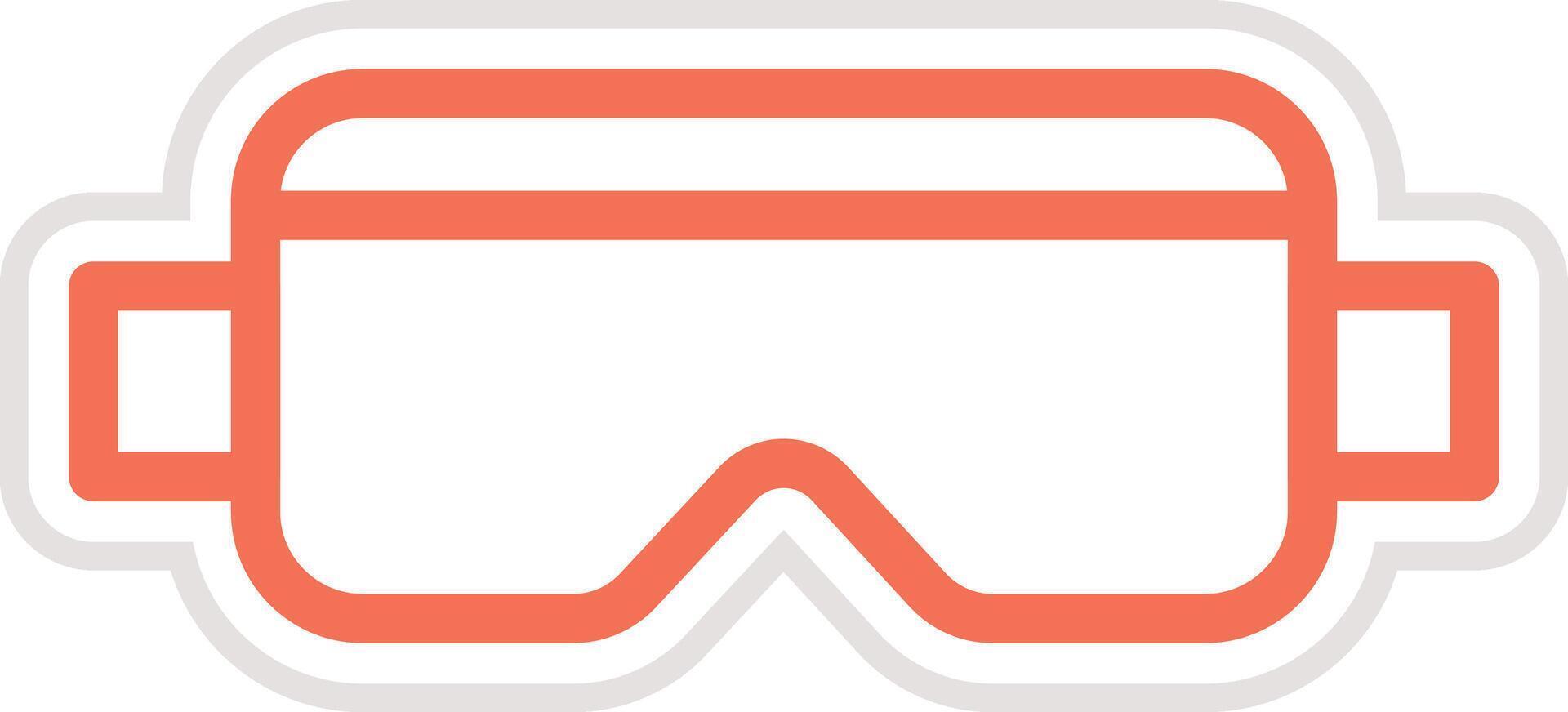 Goggle Icon Design Illustration vector