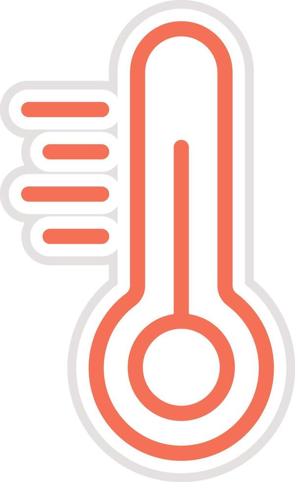 Thermometer Icon Design Illustration vector