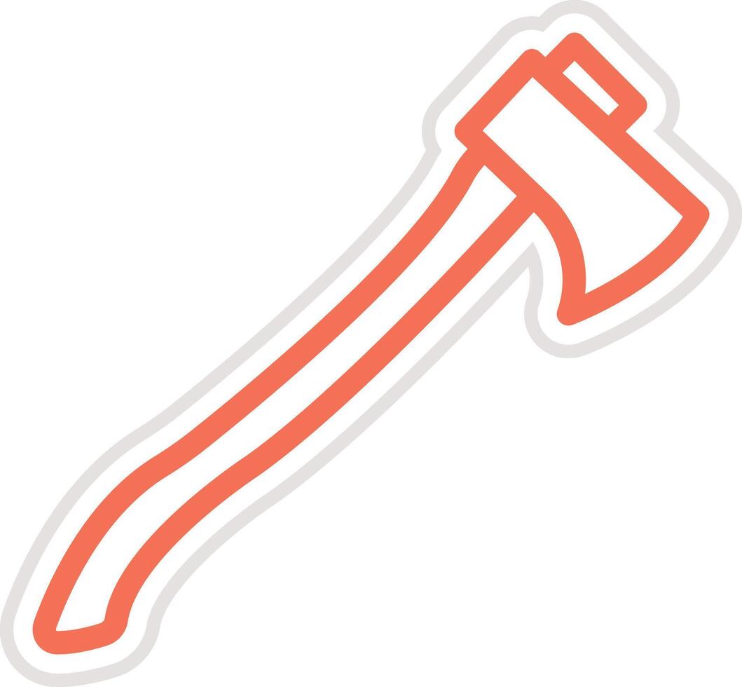 Axe Icon Design Illustration vector