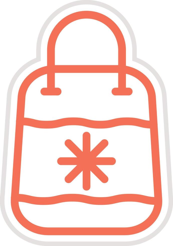 Bag Icon Design Illustration vector