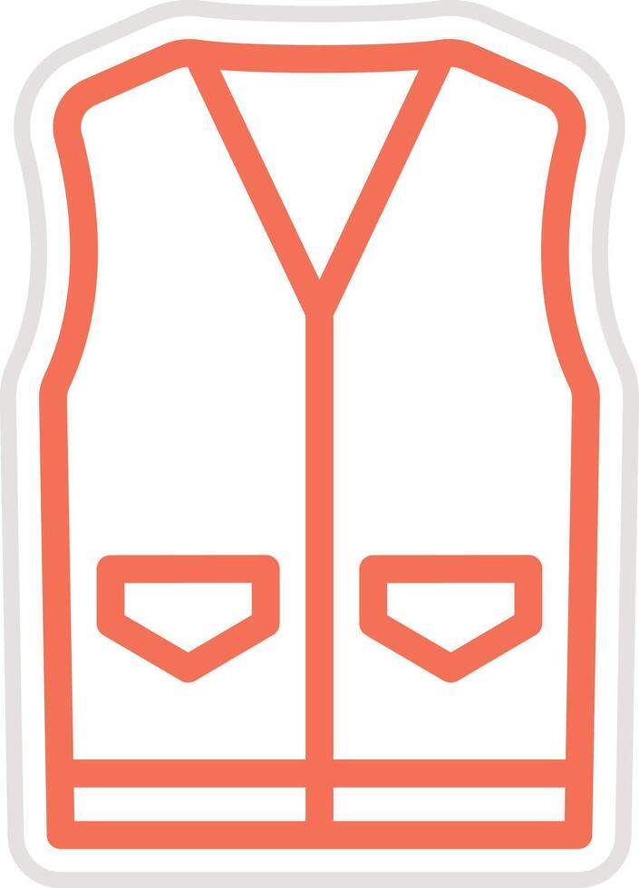 Vest Icon Design Illustration vector