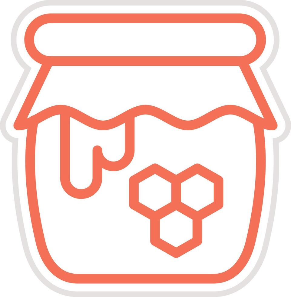 Honey Icon Design Illustration vector