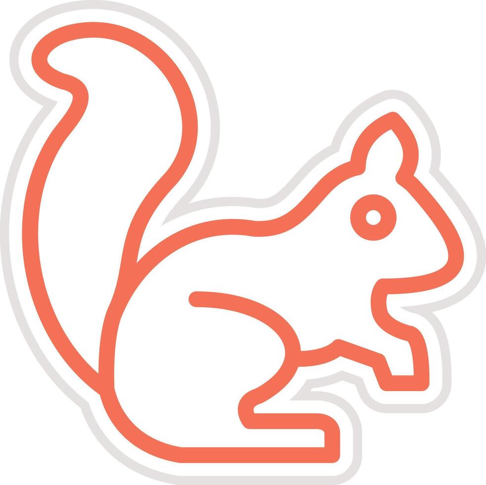 Squirrel Icon Design Illustration vector