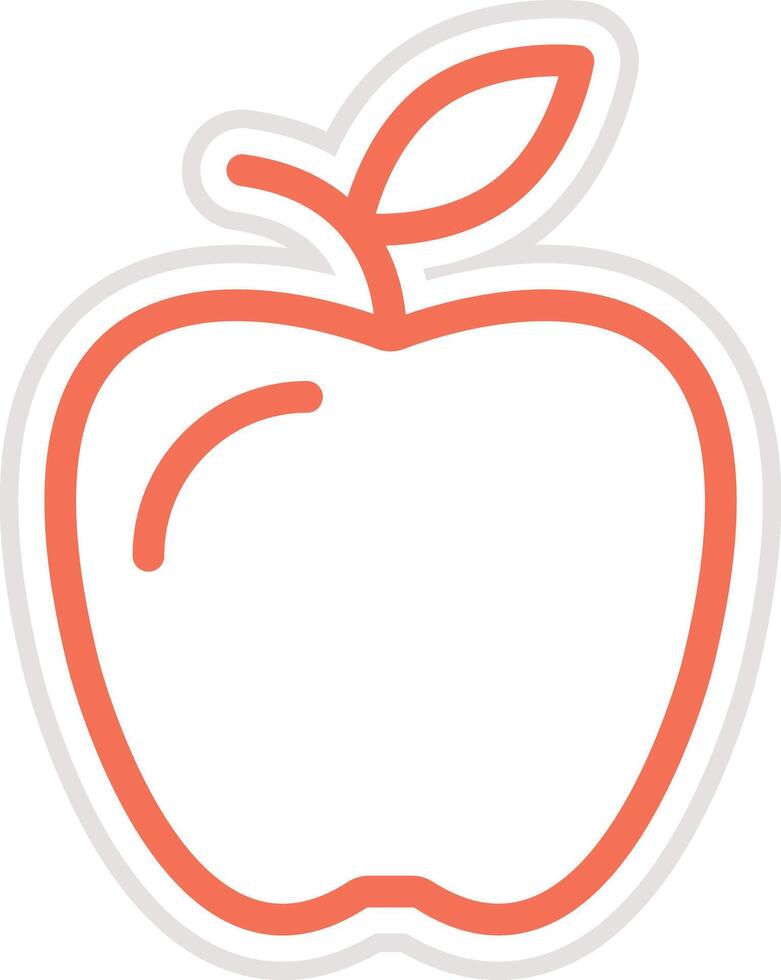 Apple Icon Design Illustration vector