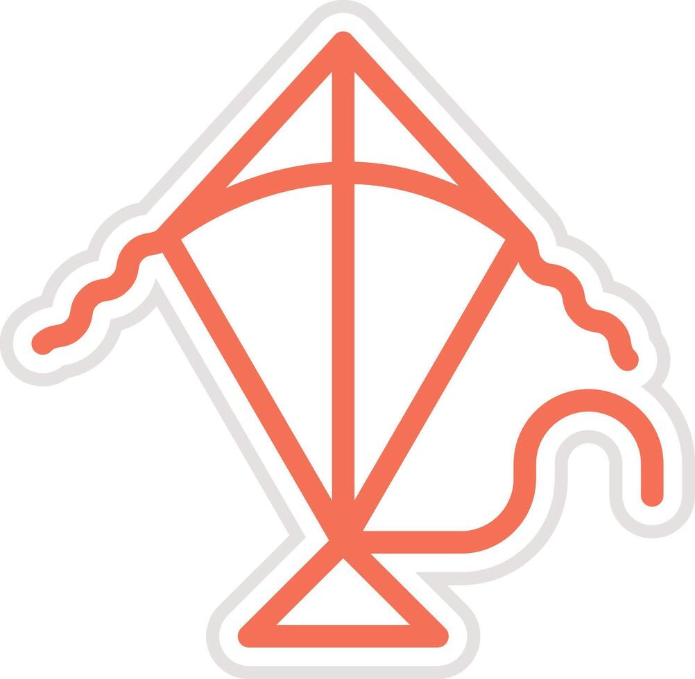 Kite Icon Design Illustration vector