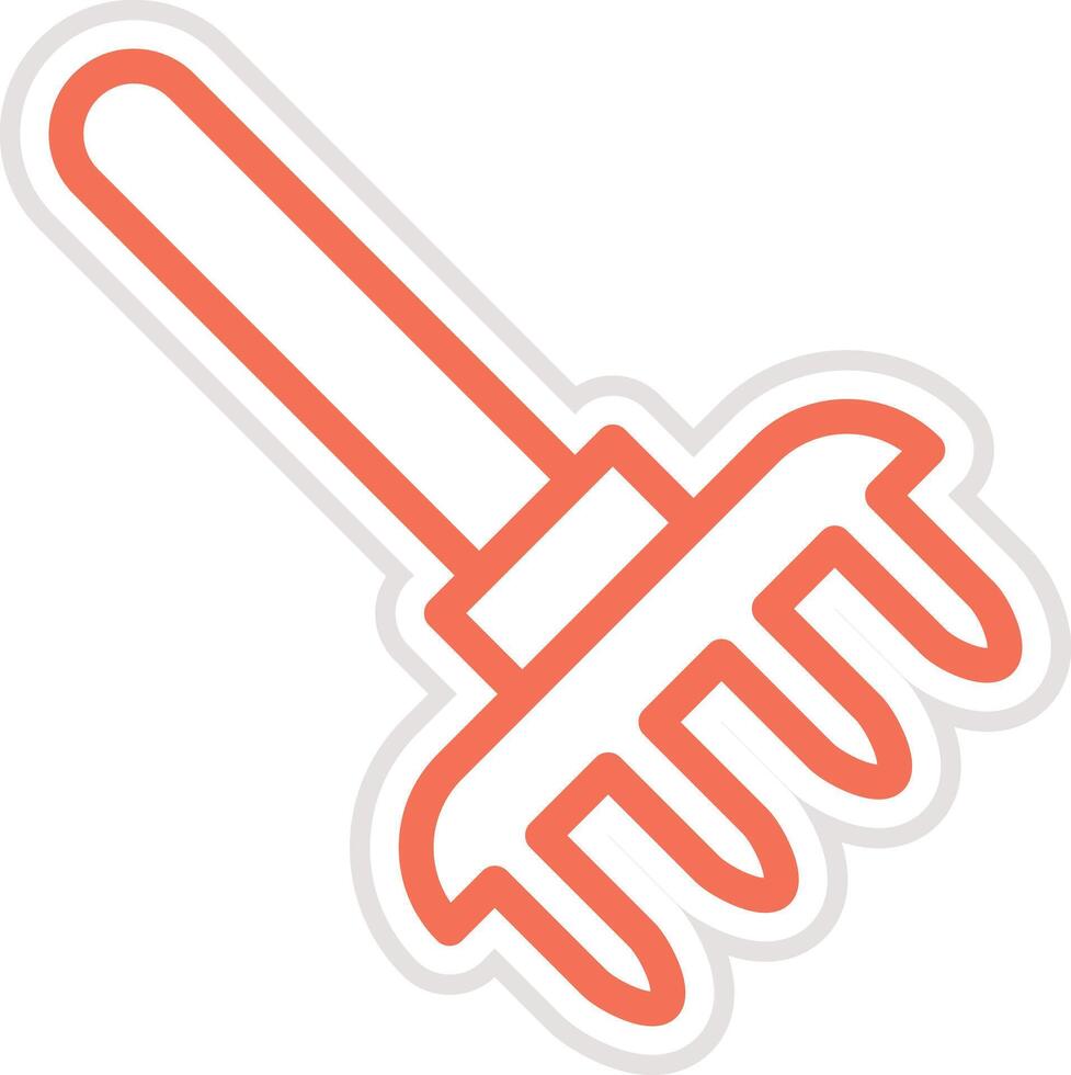 Pitchfork Icon Design Illustration vector