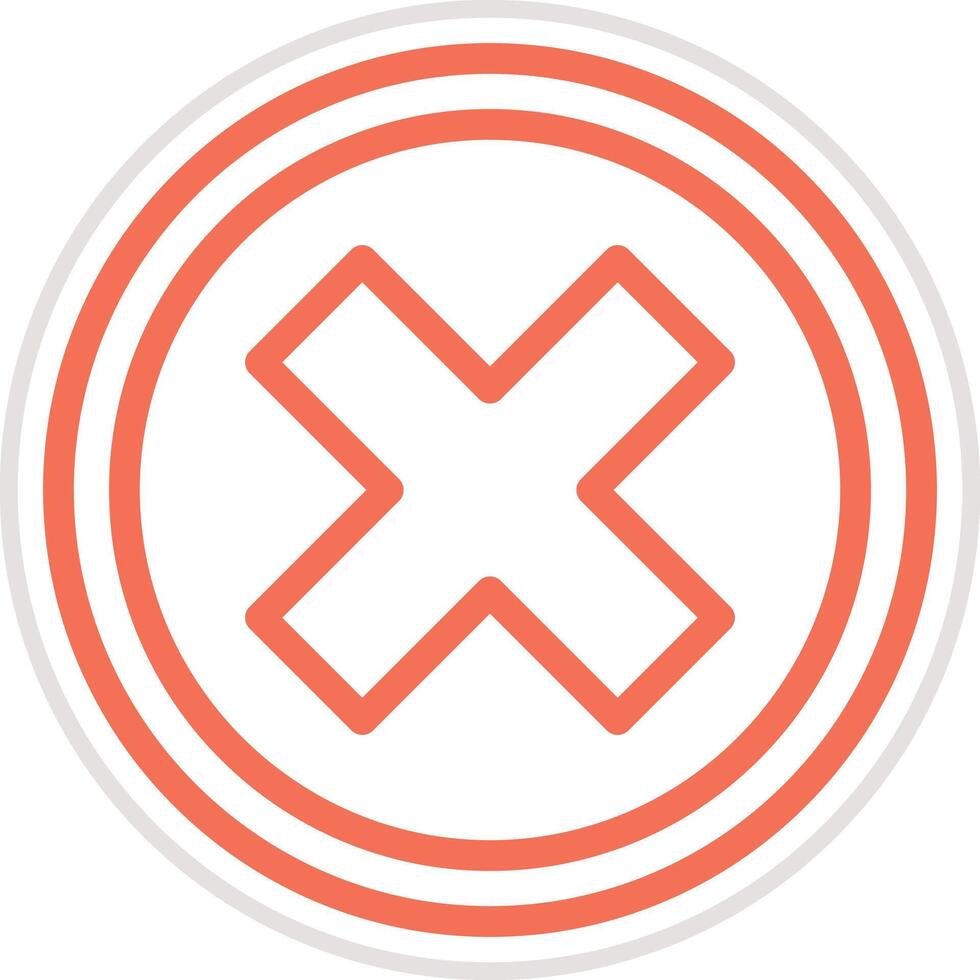Close Icon Design Illustration vector