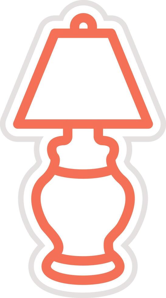 Lamp Icon Design Illustration vector