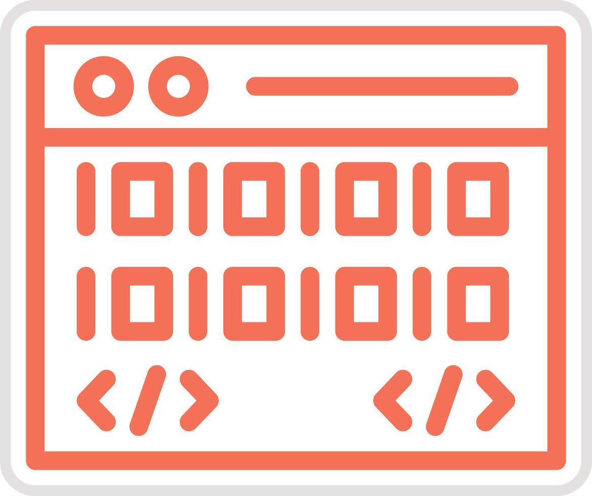 Coding Icon Design Illustration vector