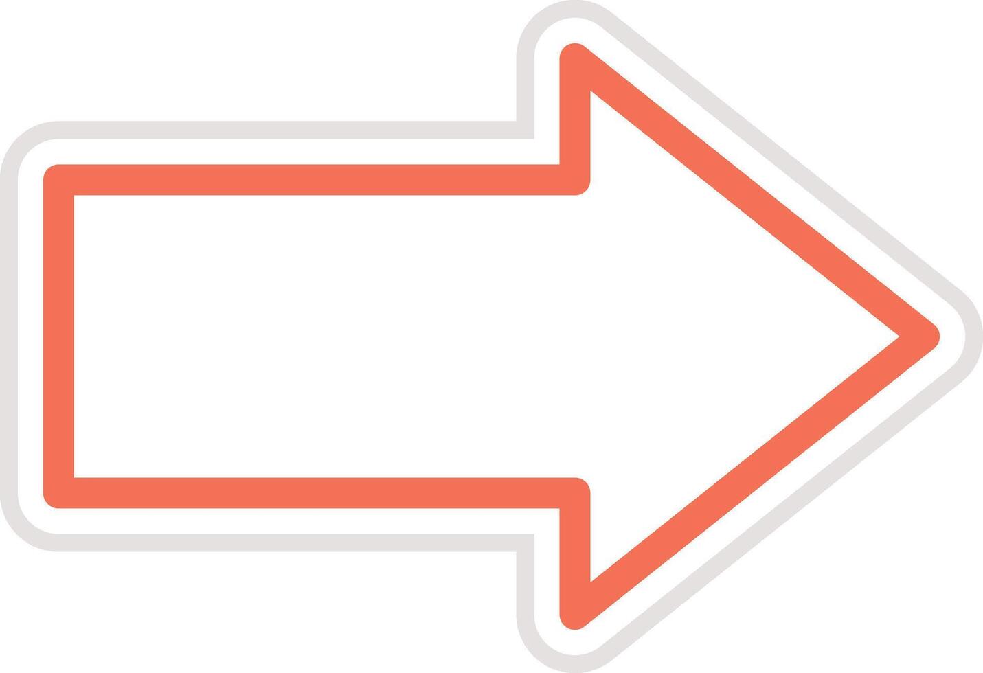Right arrow Icon Design Illustration vector