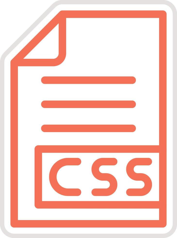 CSS Icon Design Illustration vector