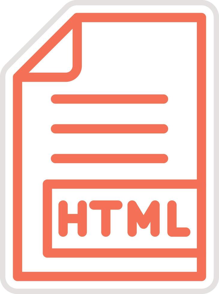 HTML Icon Design Illustration vector