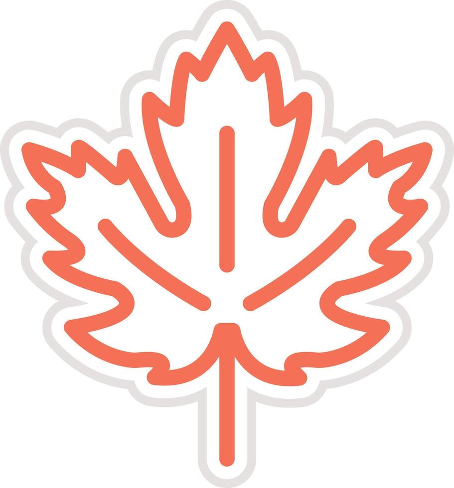 Maple leaf Icon Design Illustration vector