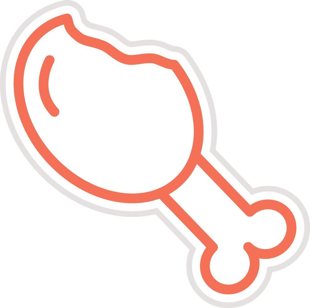 Leg piece Icon Design Illustration vector