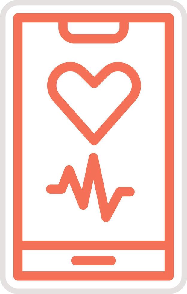 Heart Rate Icon Design Illustration vector