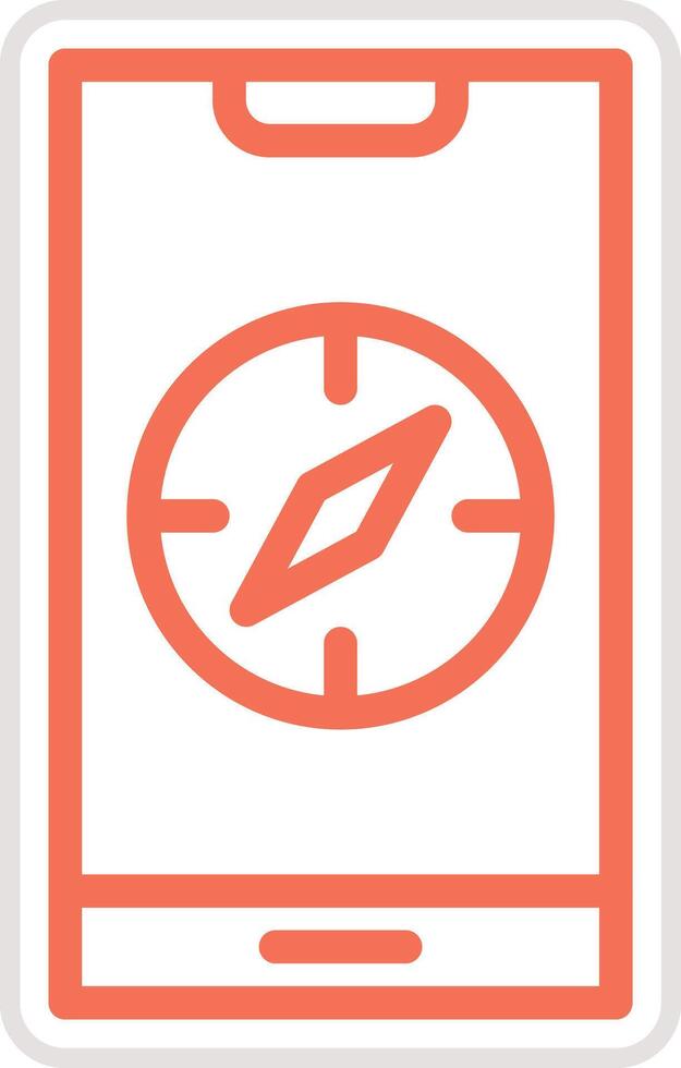 Compass Icon Design Illustration vector