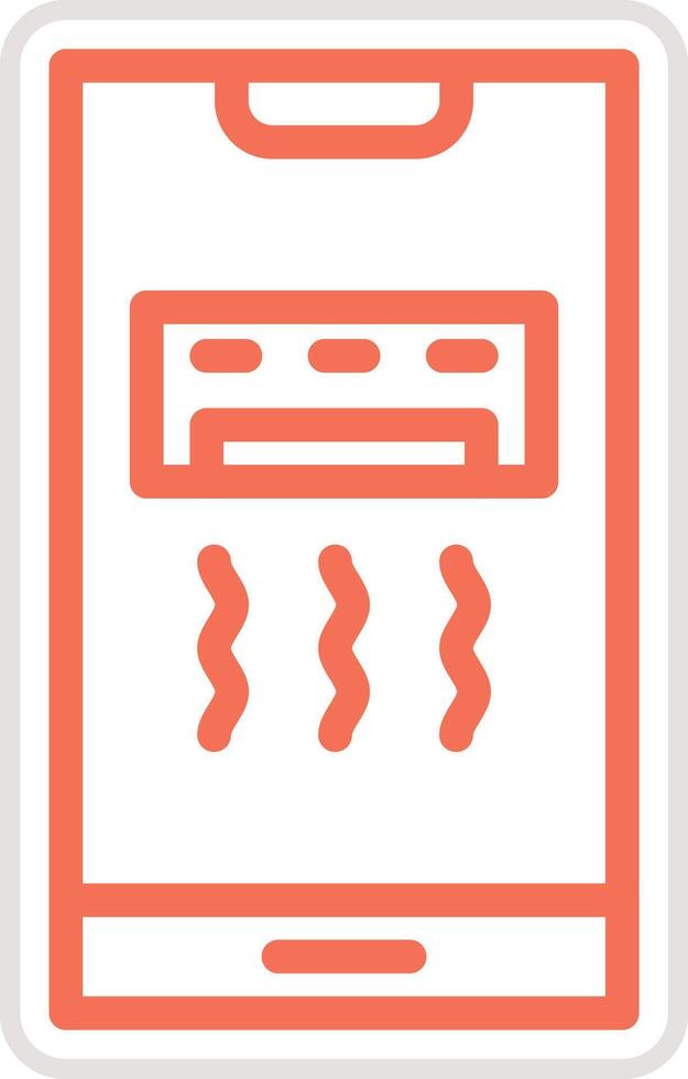 Air Conditioner Icon Design Illustration vector