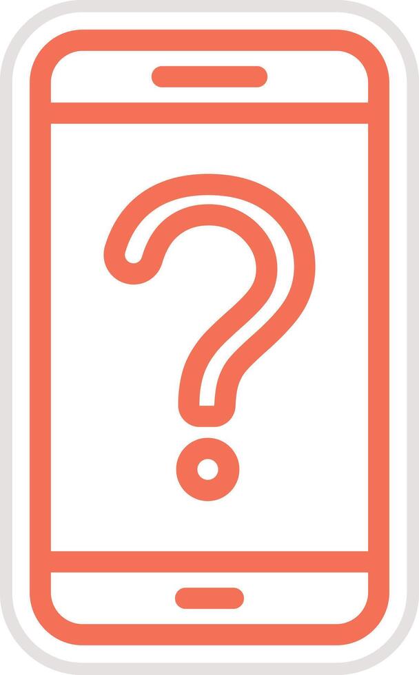 Online Question Icon Design Illustration vector