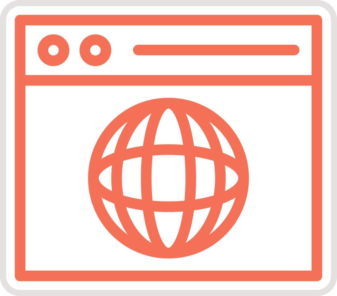 Browser Icon Design Illustration vector