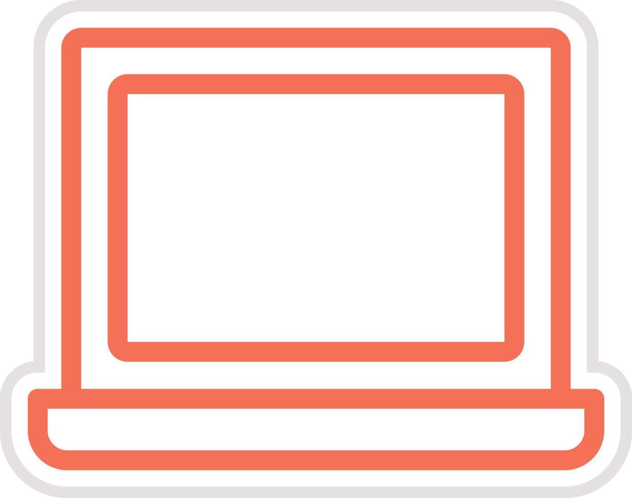 Laptop Icon Design Illustration vector