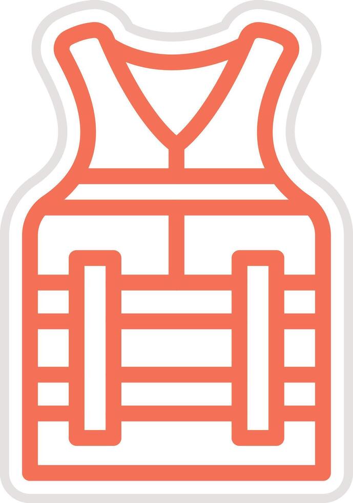 Life jacket Icon Design Illustration vector