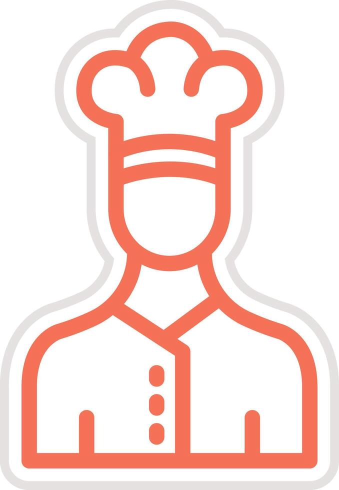 Chef Icon Design Illustration vector