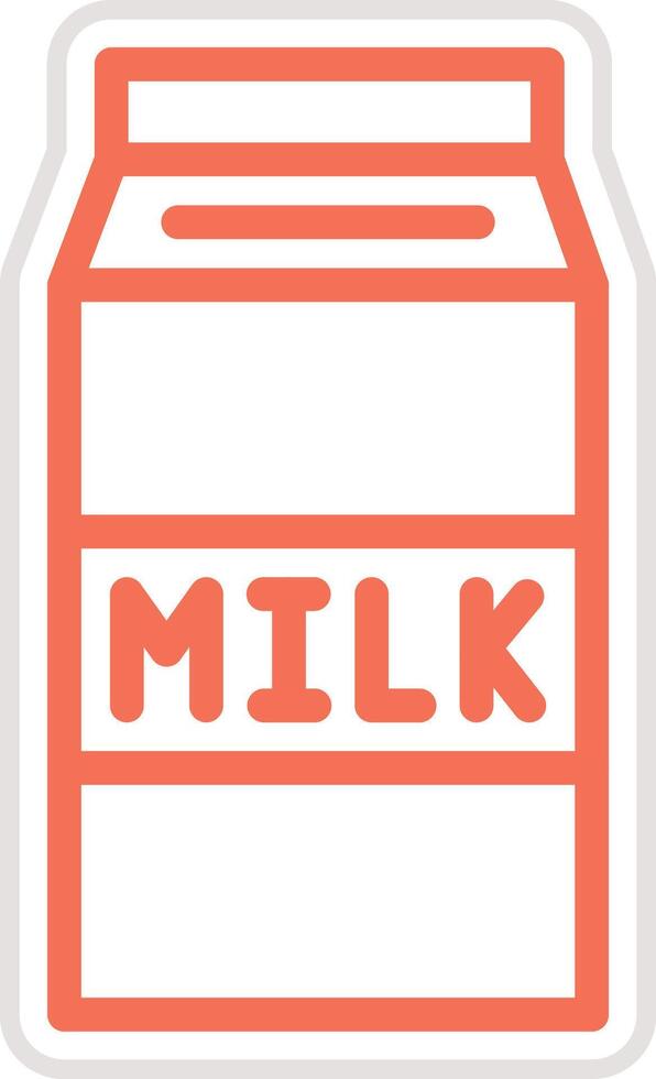 Milk Icon Design Illustration vector