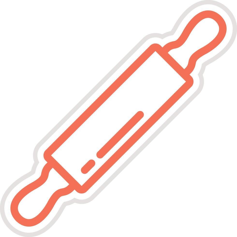 Rolling pin Icon Design Illustration vector