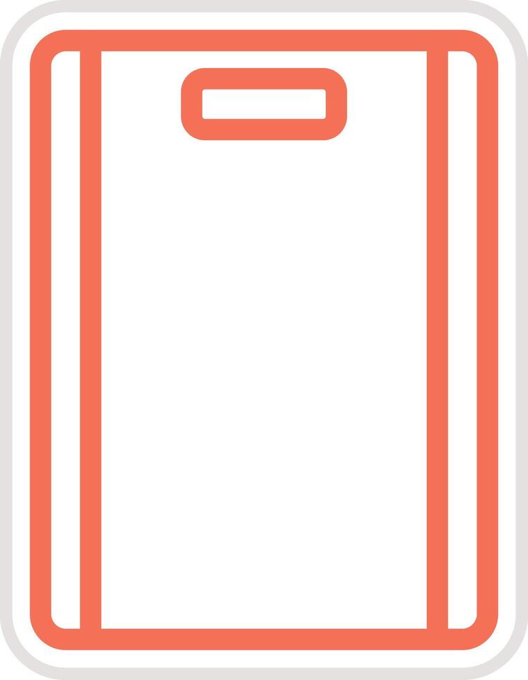 Cutting Board Icon Design Illustration vector