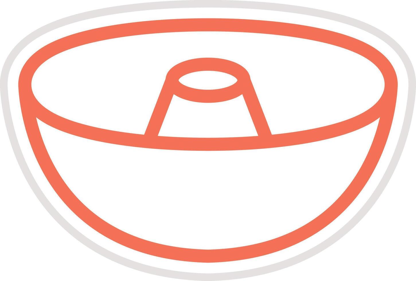 Cake mold Icon Design Illustration vector