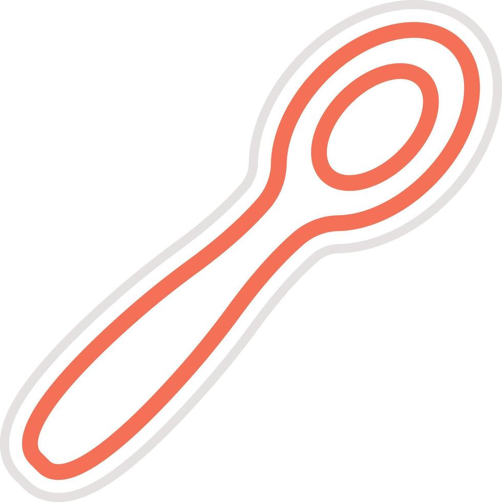 Spoon Icon Design Illustration vector