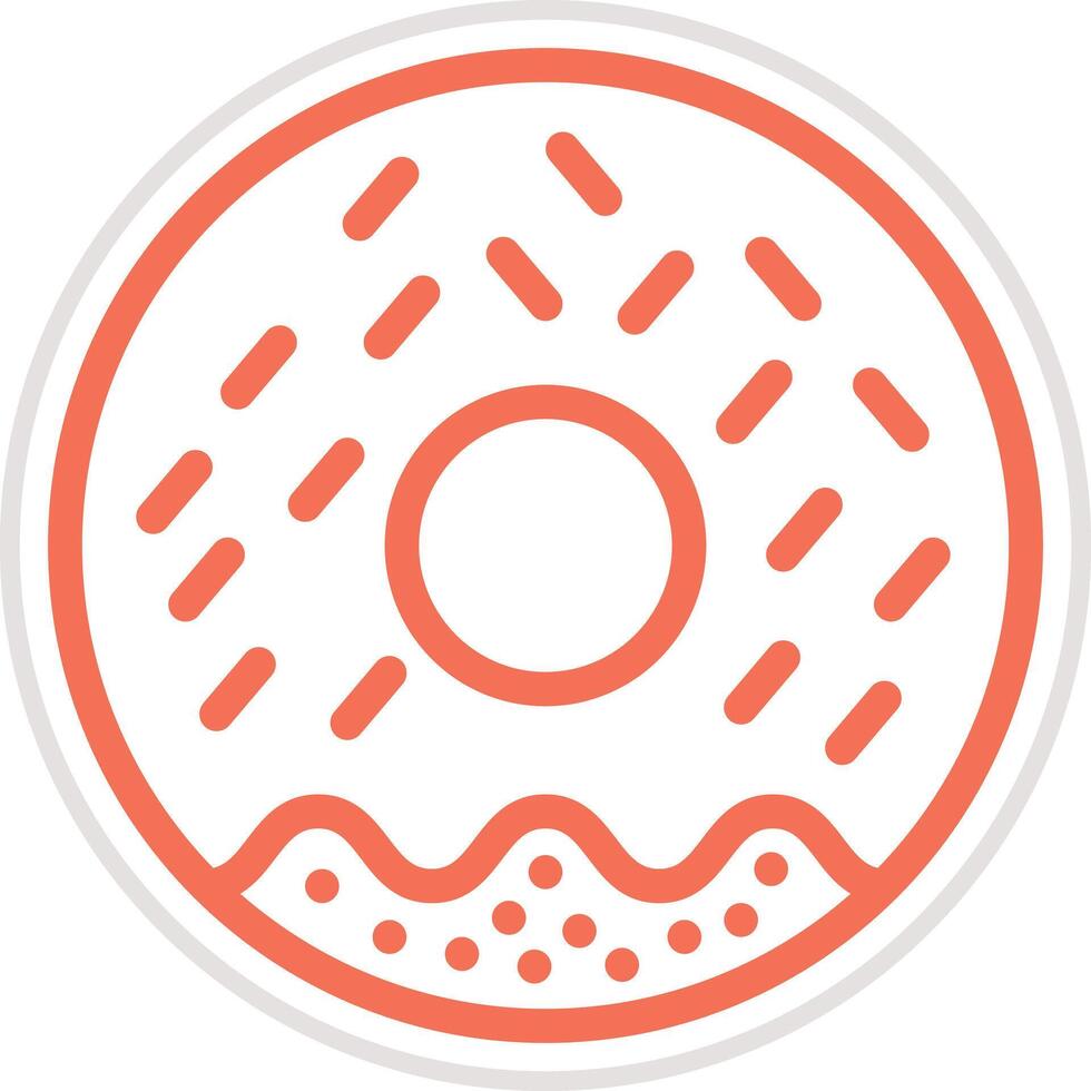 Donut Icon Design Illustration vector