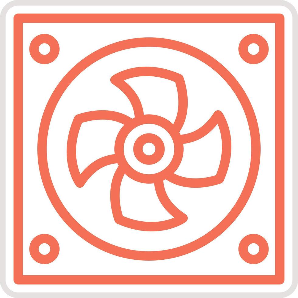 Fan Icon Design Illustration vector