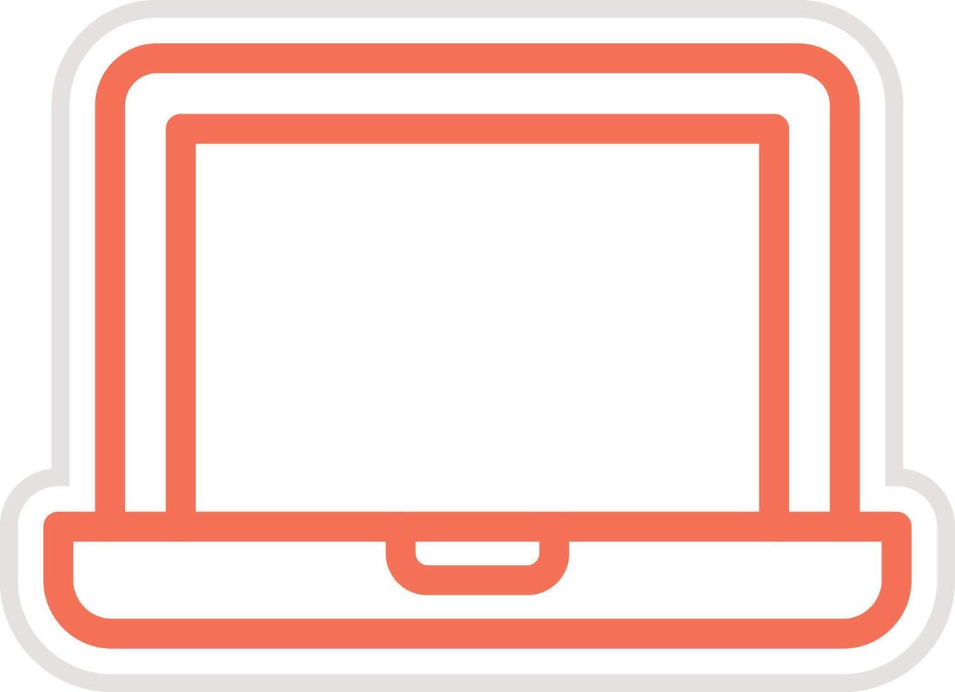 Laptop Icon Design Illustration vector