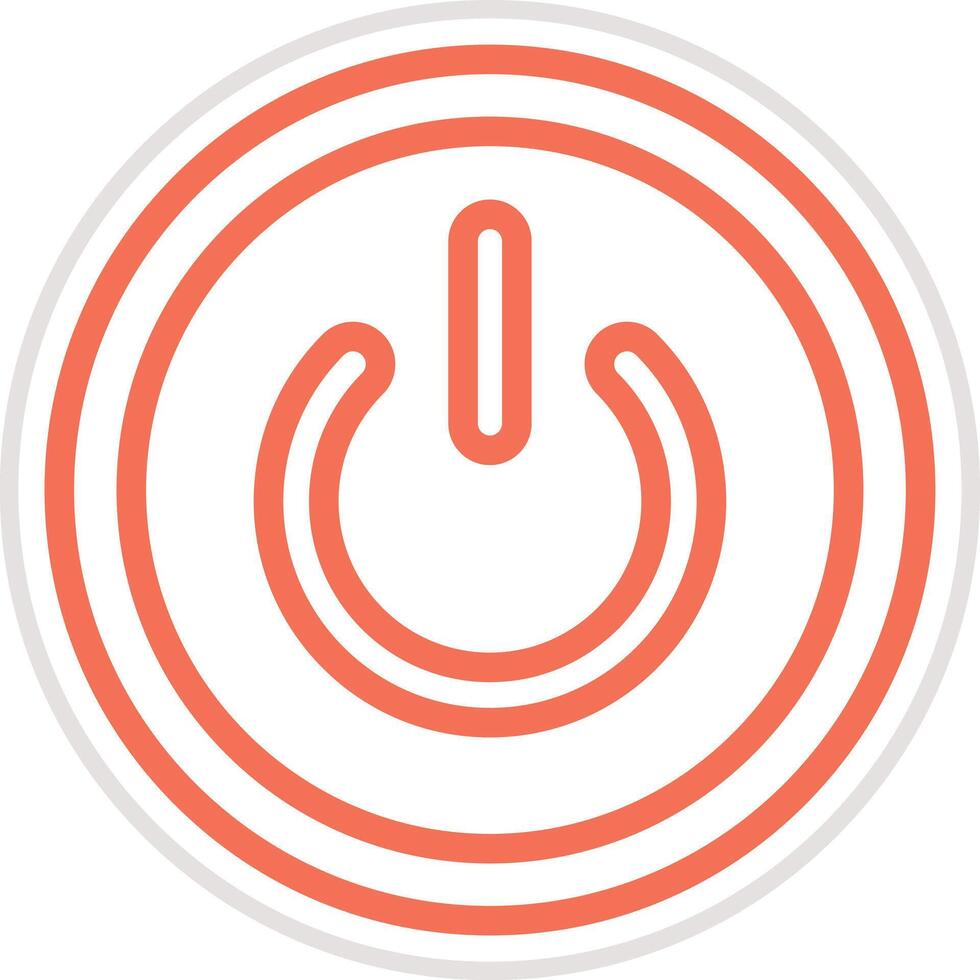 Power Button Icon Design Illustration vector