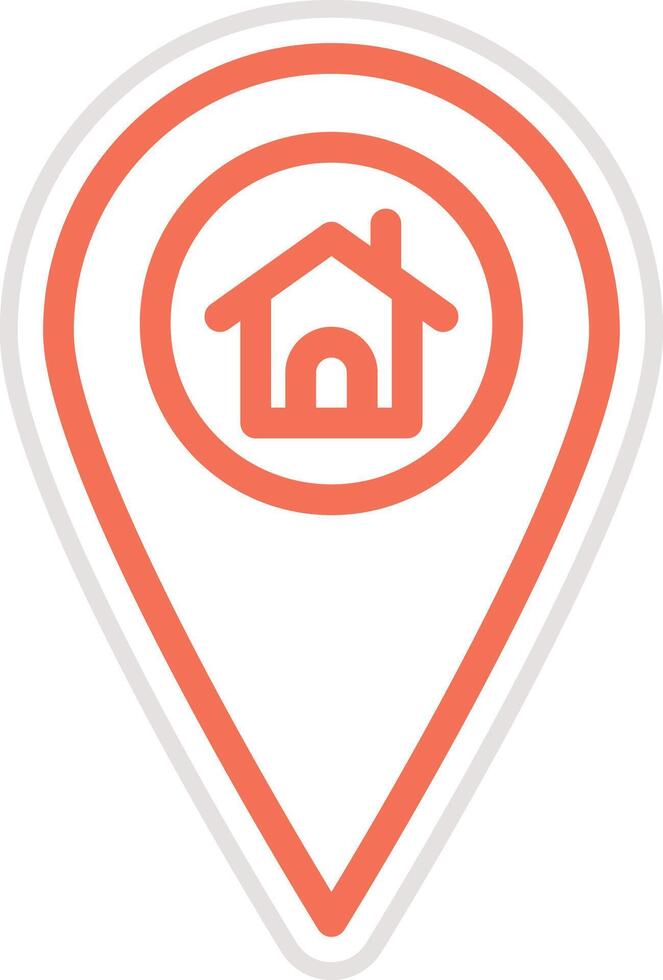 Home Location Icon Design Illustration vector