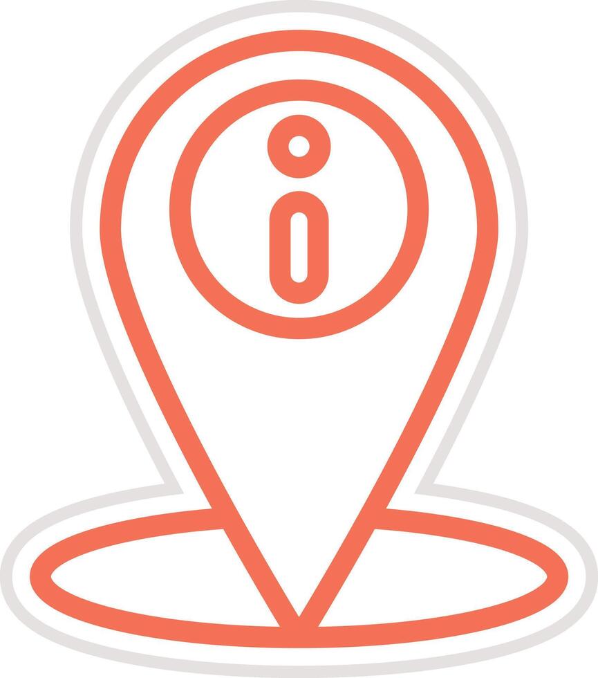 Location information Icon Design Illustration vector