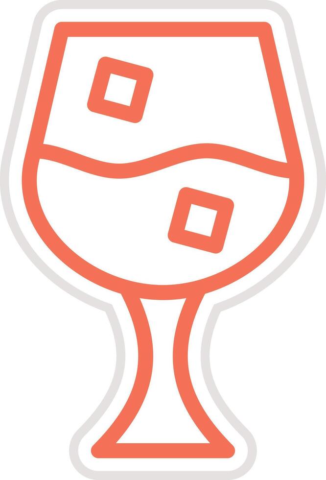 Wine Glass Icon Design Illustration vector