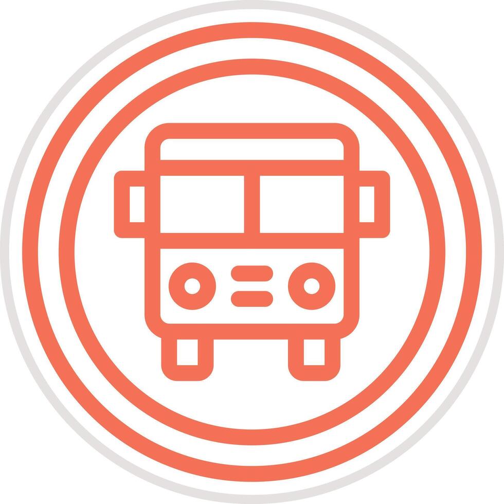 Bus stop Icon Design Illustration vector