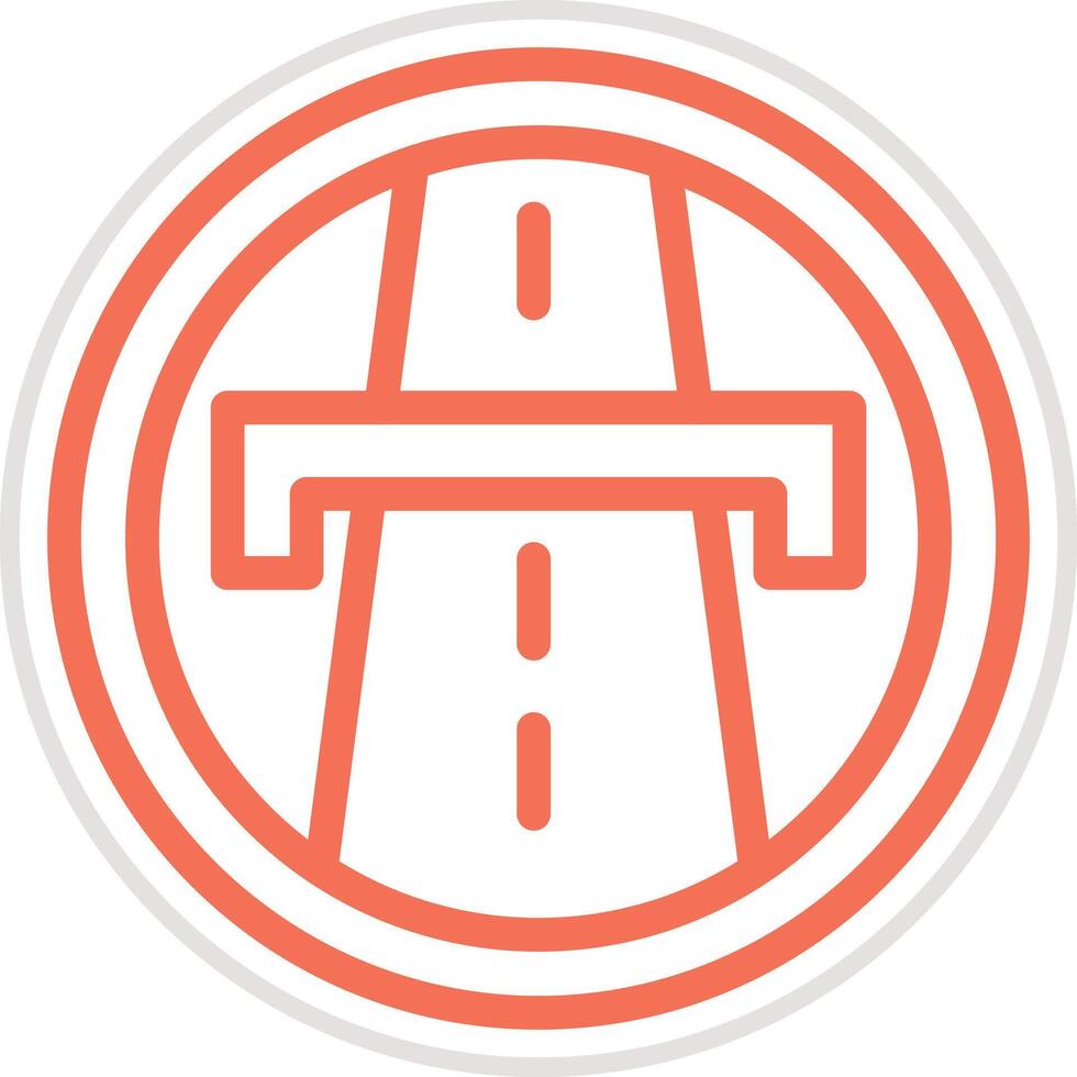 Highway Icon Design Illustration vector