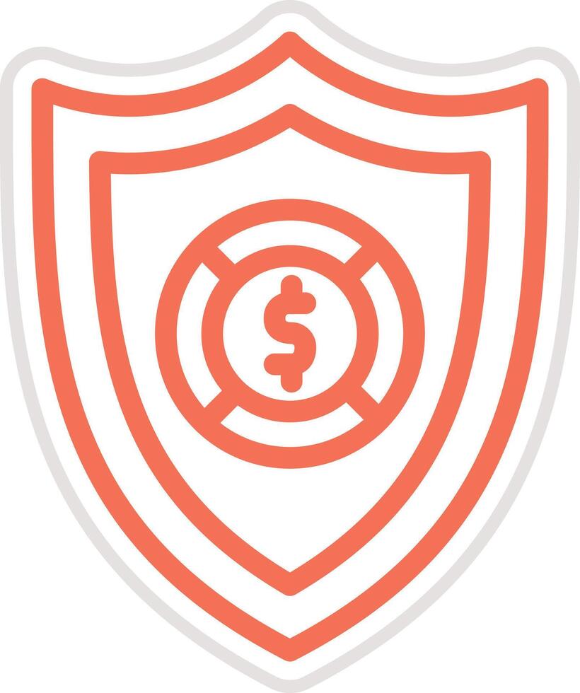 Shield Icon Design Illustration vector