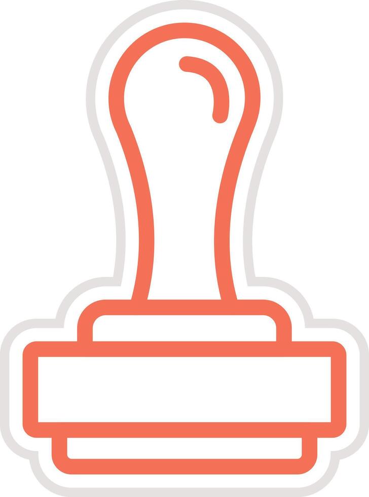 Stamp Icon Design Illustration vector