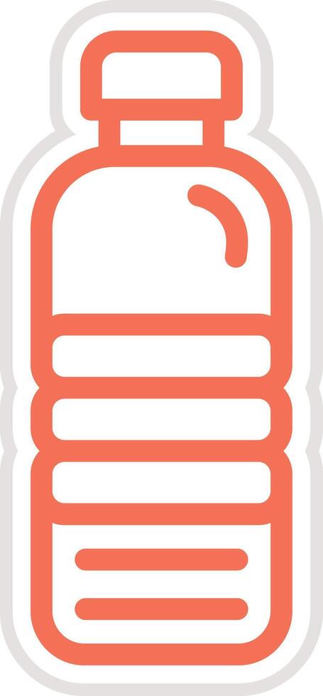 Water bottle Icon Design Illustration vector