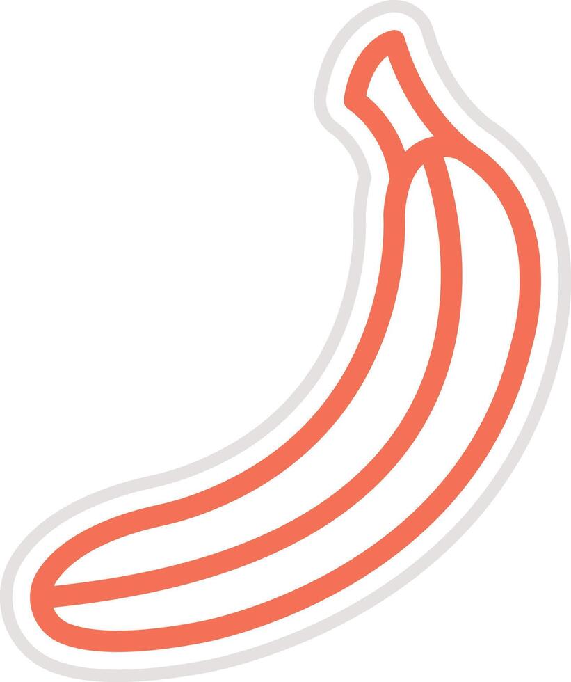 Banana Icon Design Illustration vector